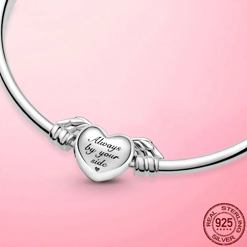 Pulseira 925 Sterling Silver Bracelet Femme Always By Your Side Femme Snake Chain Bracelets & Bangles Women Jewelry Making Gift
Pulseira 925 Sterling Silver Bracelet Femme Always By Your Side Femme Snake Chain Bracelets & Bangles Women Jewelry Making Gift