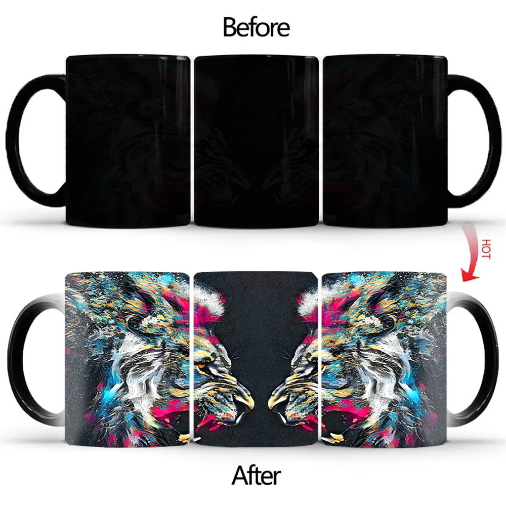 Newest design Color tiger coffee mug BSKT-235 heat Color changing tea cup Magic Mug Ceramic Mugs gift
Newest design Color tiger coffee mug BSKT-235 heat Color changing tea cup Magic Mug Ceramic Mugs gift