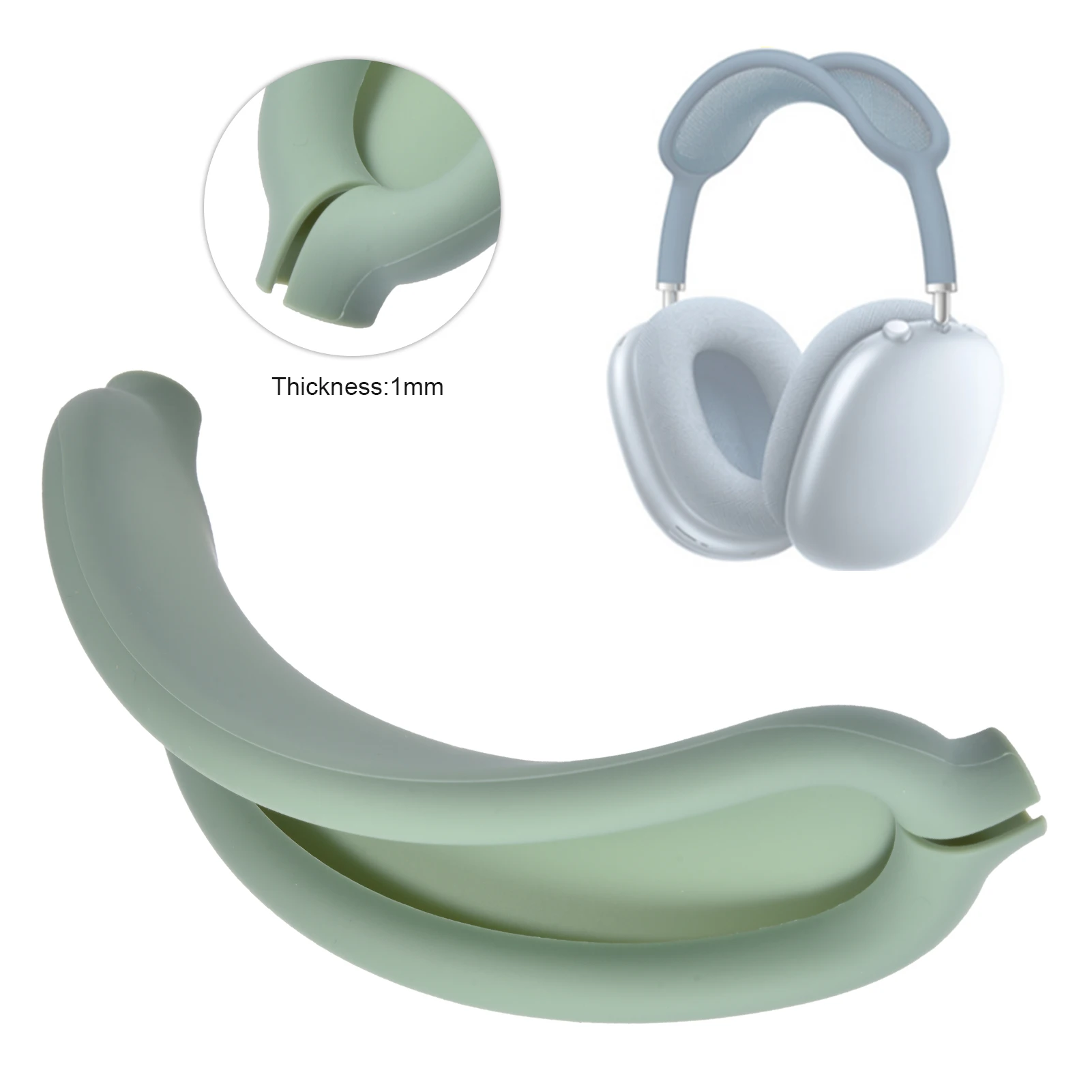 Headband Protective Cover For AirPods Max Headphones Comfortable Silicone Case Dustproof Anti-scratch Headset Head Band Cushion
Headband Protective Cover For AirPods Max Headphones Comfortable Silicone Case Dustproof Anti-scratch Headset Head Band Cushion
