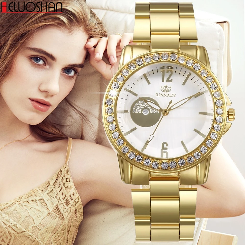 

Brand Fashion Watches For Women Luxury Bracelet Stainless Steel Quartz WristWatch Ladies Business Cuff Dress Watch Relogio Reloj