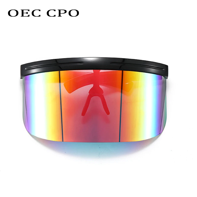 Oversized Windproof Mask Goggles Sunglasses Women Fashion One Piece Rimless Sunglasses Men Outdoor UV400 Crystal Glasses O960
Oversized Windproof Mask Goggles Sunglasses Women Fashion One Piece Rimless Sunglasses Men Outdoor UV400 Crystal Glasses O960