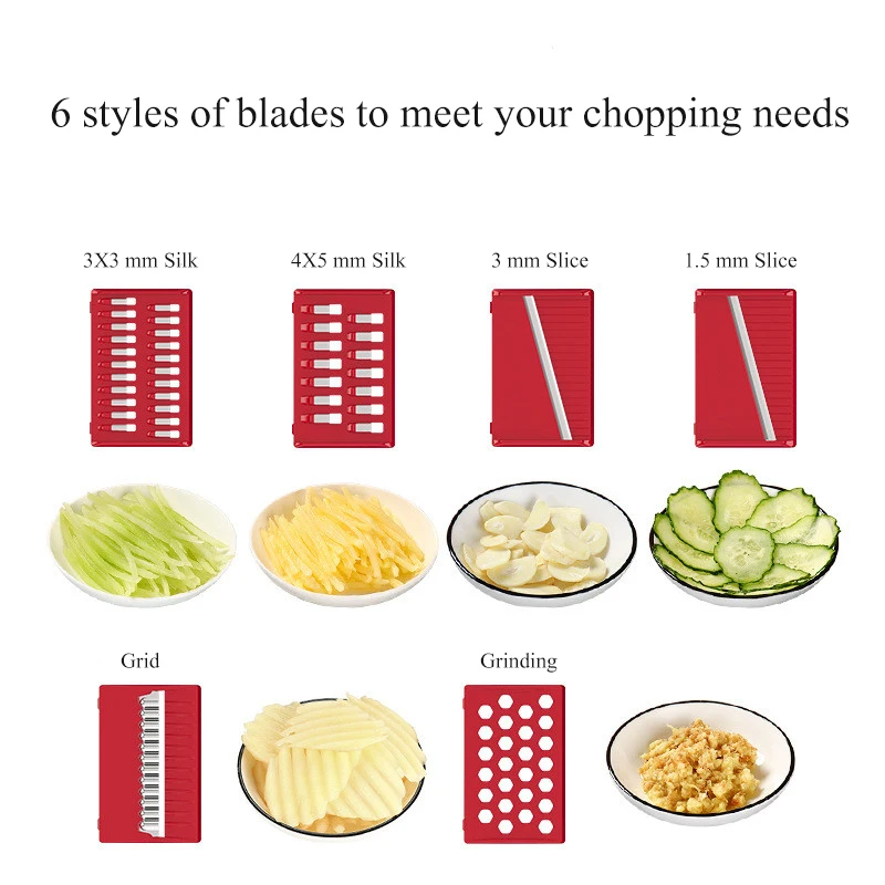 Multifunctional Vegetable Cutter Fruit Slicer Grater Shredders Drain Basket Slicers Gadgets Kitchen Accessories
Multifunctional Vegetable Cutter Fruit Slicer Grater Shredders Drain Basket Slicers Gadgets Kitchen Accessories