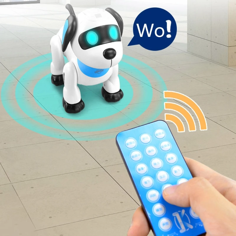 P15C Remote Control Dog RC Robotic Stunt Puppy Voice Control Toys Electronic Pet Dancing Programmable Robot with Sound
P15C Remote Control Dog RC Robotic Stunt Puppy Voice Control Toys Electronic Pet Dancing Programmable Robot with Sound