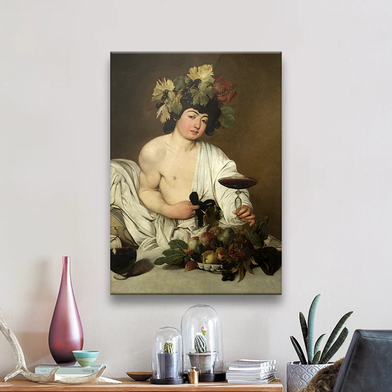 Paintings Bacchus Caravaggio Masterpiece Wall Art Canvas Modular Picture HD Print Posters No Frame For Living Room Home Decor
Paintings Bacchus Caravaggio Masterpiece Wall Art Canvas Modular Picture HD Print Posters No Frame For Living Room Home Decor