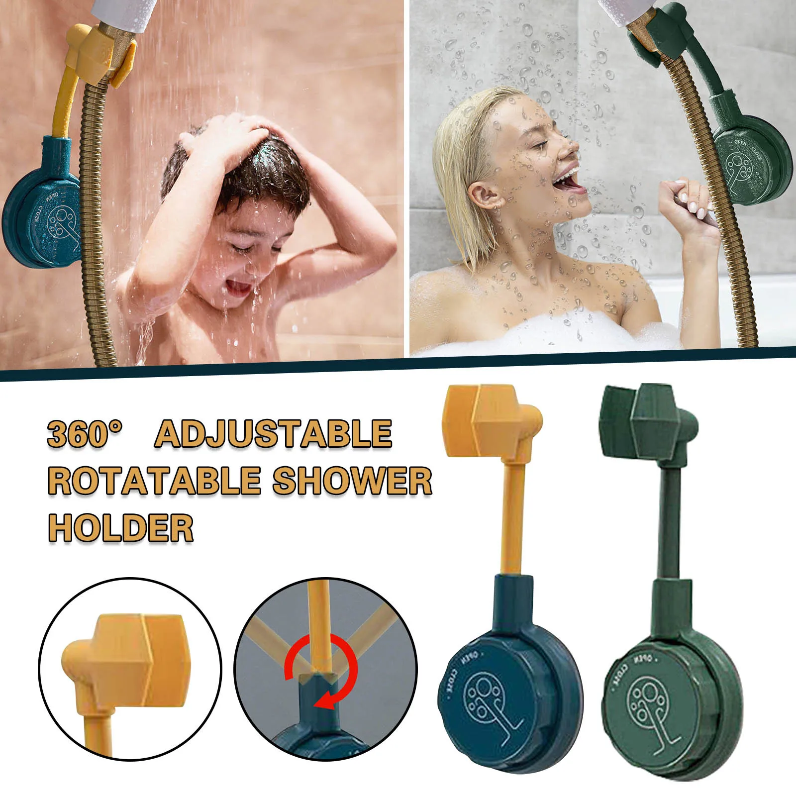Multifunctional 360° adjustable swivel shower bracket bathroom sticky shower nozzle bracket household free punching
Multifunctional 360° adjustable swivel shower bracket bathroom sticky shower nozzle bracket household free punching