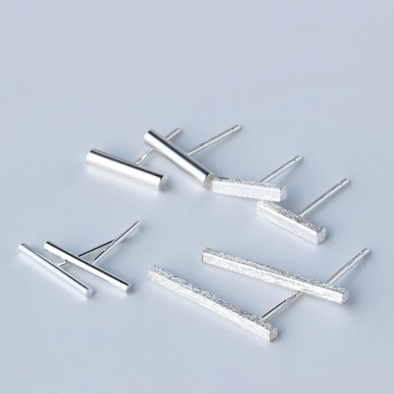 2021 Fashion Punk Silver Color T Bar Earrings for Women Simple Ear Stud Earrings Everyday Jewelry Geometry Brincos Bijoux
2021 Fashion Punk Silver Color T Bar Earrings for Women Simple Ear Stud Earrings Everyday Jewelry Geometry Brincos Bijoux