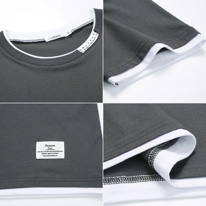 TFETTERS Summer T Shirt for Men Cotton Casual Slim Fit O-Neck Short Sleeve Tee Tops Youth Fashion Solid Color Oversized T Shirt
TFETTERS Summer T Shirt for Men Cotton Casual Slim Fit O-Neck Short Sleeve Tee Tops Youth Fashion Solid Color Oversized T Shirt