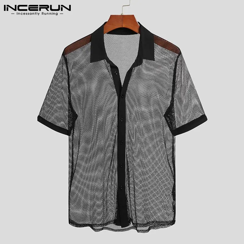 Модная Однотонная рубашка 2021 Сексуальная короткая блузка для отдыха прозрачная рубашка в сетку с коротким рукавом рубашки для вечерние рин... 
Модная Однотонная рубашка 2021 Сексуальная короткая блузка для отдыха прозрачная рубашка в сетку с коротким рукавом рубашки для вечерние рин...