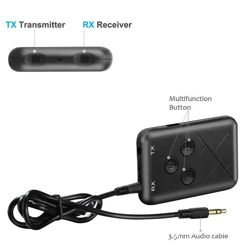 Новый Bluetooth аудио передатчик приемник 3 5 мм 2 в 1 RX и TX AUX беспроводной адаптер