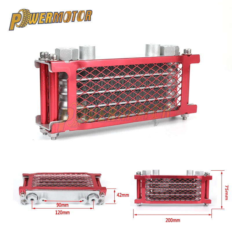 Motorcycle Oil Cooler Radiator Cooling Motocross for Monkey 110cc 125CC 140cc Dirt Pit Bike ATV Quad Water-cooled Engine
Motorcycle Oil Cooler Radiator Cooling Motocross for Monkey 110cc 125CC 140cc Dirt Pit Bike ATV Quad Water-cooled Engine