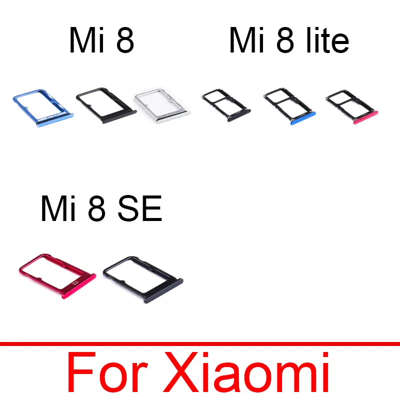 SIM Card Tray Slot Adapter For Xiaomi Mi 8 SE Lite Mi8 Youth Mi8Youth Micro SD Reader Card Holder Replacement Repair Parts
SIM Card Tray Slot Adapter For Xiaomi Mi 8 SE Lite Mi8 Youth Mi8Youth Micro SD Reader Card Holder Replacement Repair Parts