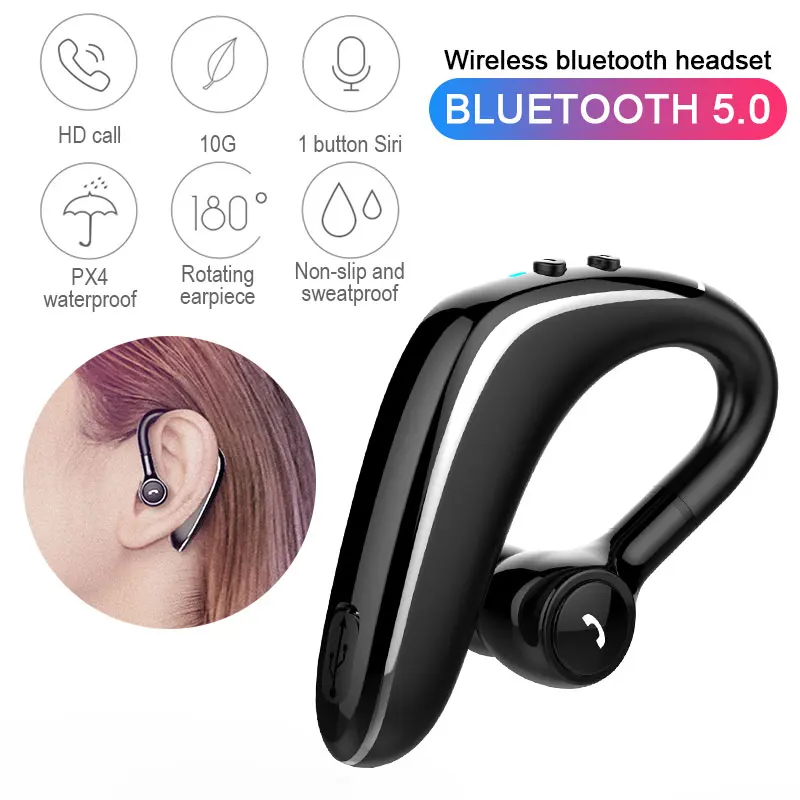 Vehemo Bluetooth 5,0 бизнес гарнитура Bluetooth наушники 180 ° свободное вращение спортивные наушники для одного клика Summon Siri
Vehemo Bluetooth 5,0 бизнес гарнитура Bluetooth наушники 180 ° свободное вращение спортивные наушники для одного клика Summon Siri