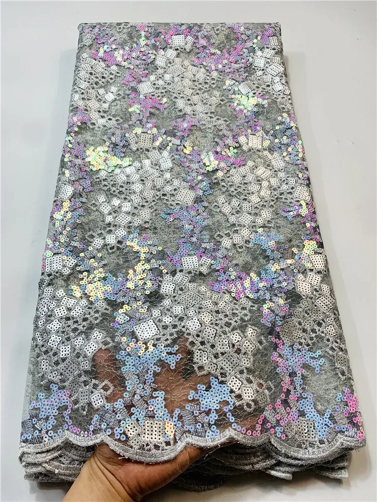African Cotton Lace Fabric High Quality Silver Nigerian Swiss Voile Lace Material In Switzerland Embroidery For Dress FYIN22
African Cotton Lace Fabric High Quality Silver Nigerian Swiss Voile Lace Material In Switzerland Embroidery For Dress FYIN22