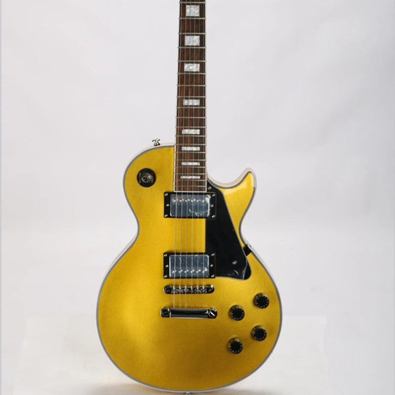 New High Quality Naughty Boy LP Custom Electric Guitar Gold Top Chrome Hardward Yellow Color Free Shipping
New High Quality Naughty Boy LP Custom Electric Guitar Gold Top Chrome Hardward Yellow Color Free Shipping