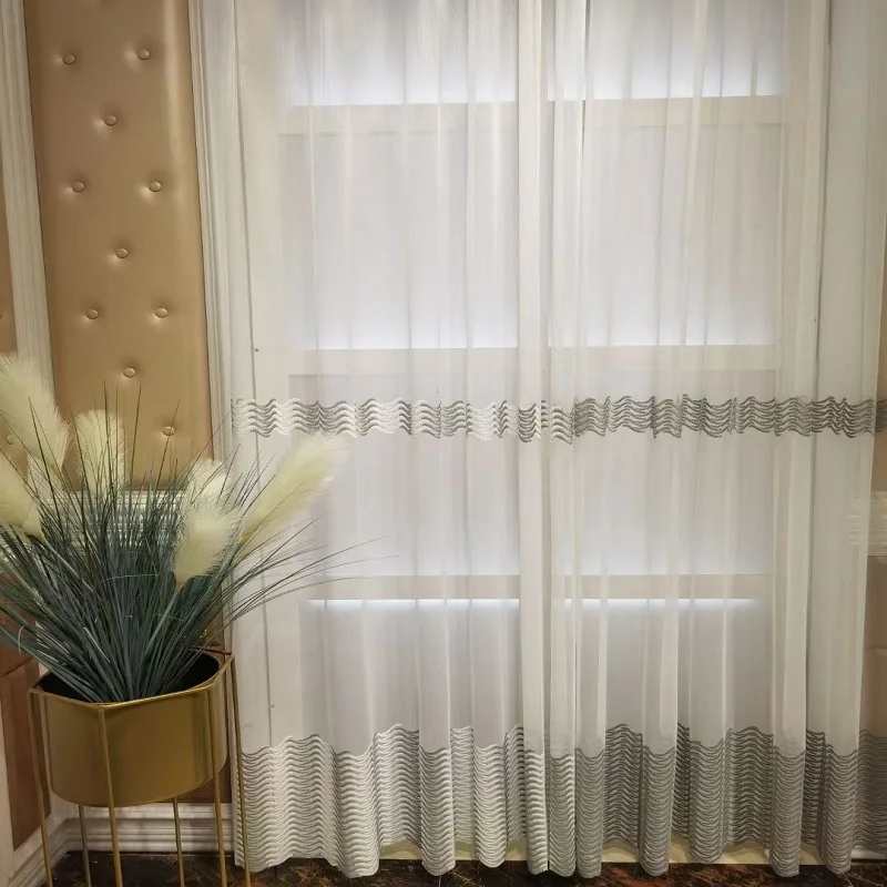 2021 New Modern White Waved Sheer Curtains for Living Room Voile Tulle 3d Curtains for Bedroom Window Drapes Voilage Rideaux
2021 New Modern White Waved Sheer Curtains for Living Room Voile Tulle 3d Curtains for Bedroom Window Drapes Voilage Rideaux