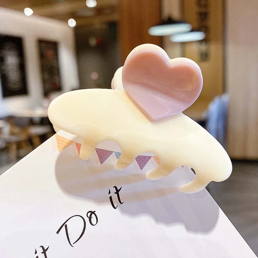 Simple Wild Medium Love Girls Fashion Hairpin Hair Claw Barrette Acrylic 
Simple Wild Medium Love Girls Fashion Hairpin Hair Claw Barrette Acrylic