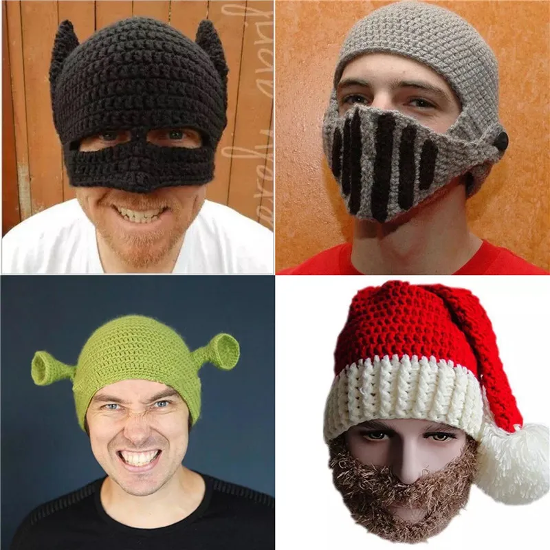 Creative Funny Knit Hat Winter Warm Handmade Unisex Beanie Party Caps Crocheted Christmas Halloween Hats Personality Novelty Cap
Creative Funny Knit Hat Winter Warm Handmade Unisex Beanie Party Caps Crocheted Christmas Halloween Hats Personality Novelty Cap