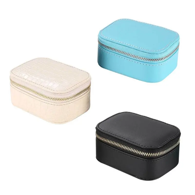 Simple Jewelry Box Faux PU Leather Earrings Necklace Bracelet Storage European Style Portable Travel Jewellery Organizer
Simple Jewelry Box Faux PU Leather Earrings Necklace Bracelet Storage European Style Portable Travel Jewellery Organizer