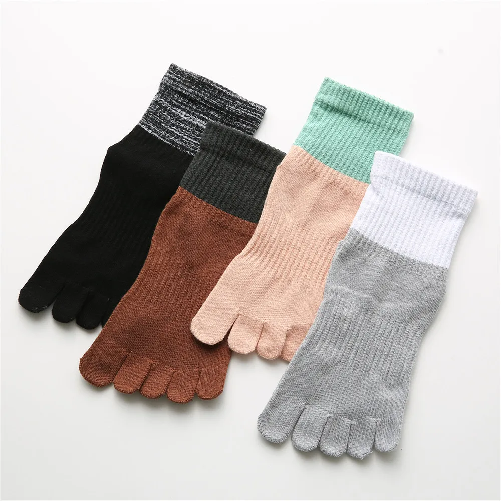 3 Pairs Yoga Socks Women Patchwork Cotton Sports Socks Sweat Absorption Five Toe Sportswear Workout Yoga Pilates Socks
3 Pairs Yoga Socks Women Patchwork Cotton Sports Socks Sweat Absorption Five Toe Sportswear Workout Yoga Pilates Socks