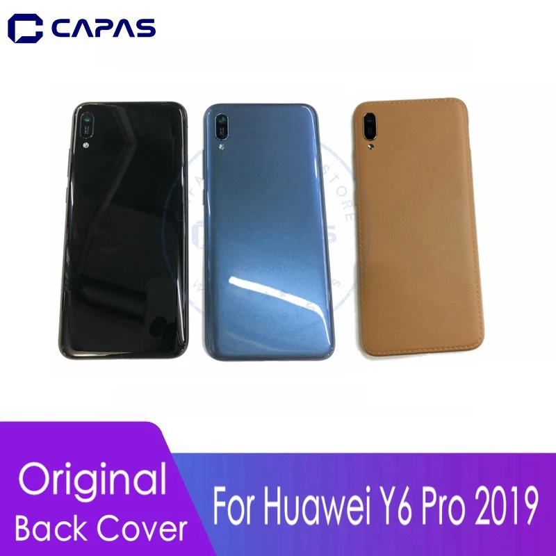 Оригинальная задняя крышка для Huawei Y6 Pro 2019 стекло камеры оригинальный клей