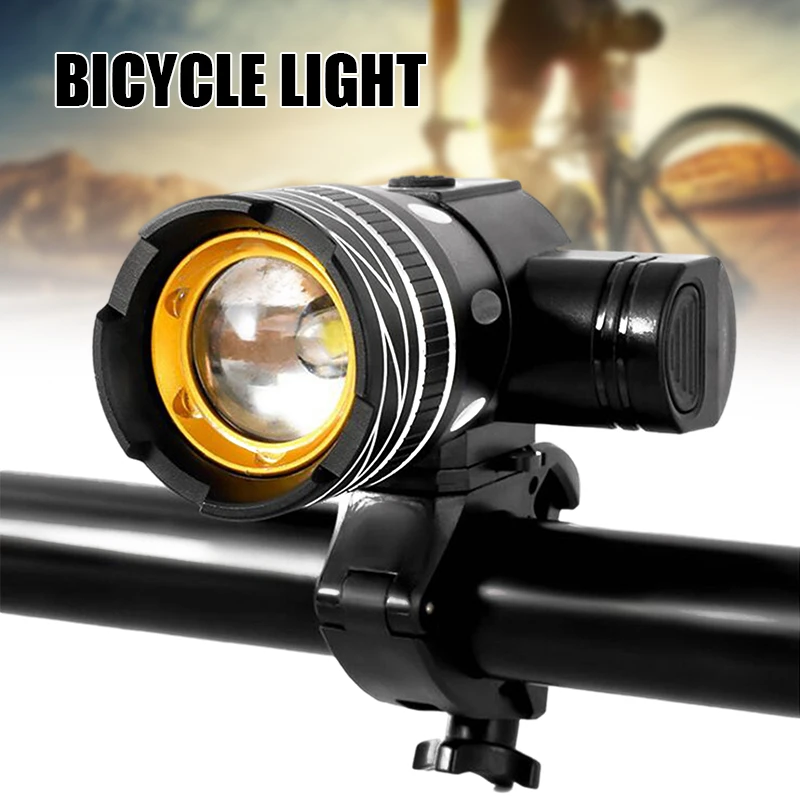 T6 Bike Front Lights 150 Lumen Ultra Bright Headlight 3 Light Modes USB Rechargeable Waterproof LED Bicycle Lights MC889
T6 Bike Front Lights 150 Lumen Ultra Bright Headlight 3 Light Modes USB Rechargeable Waterproof LED Bicycle Lights MC889