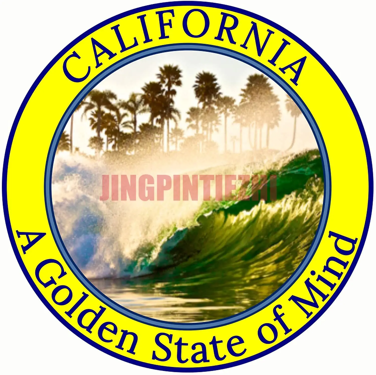 Creative California Holographic Wave Sticker Cali Surf Ring Decal, Suitable for Lockers, Cars, Water Bottles, Laptop Windows
Creative California Holographic Wave Sticker Cali Surf Ring Decal, Suitable for Lockers, Cars, Water Bottles, Laptop Windows