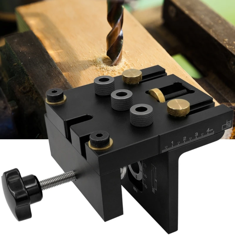 Doweling Jig Kit for Furniture 3 in 1 Practical Positioning Clip Woodworking Drill Guide Locator Hole Puncher DIY Tool
Doweling Jig Kit for Furniture 3 in 1 Practical Positioning Clip Woodworking Drill Guide Locator Hole Puncher DIY Tool