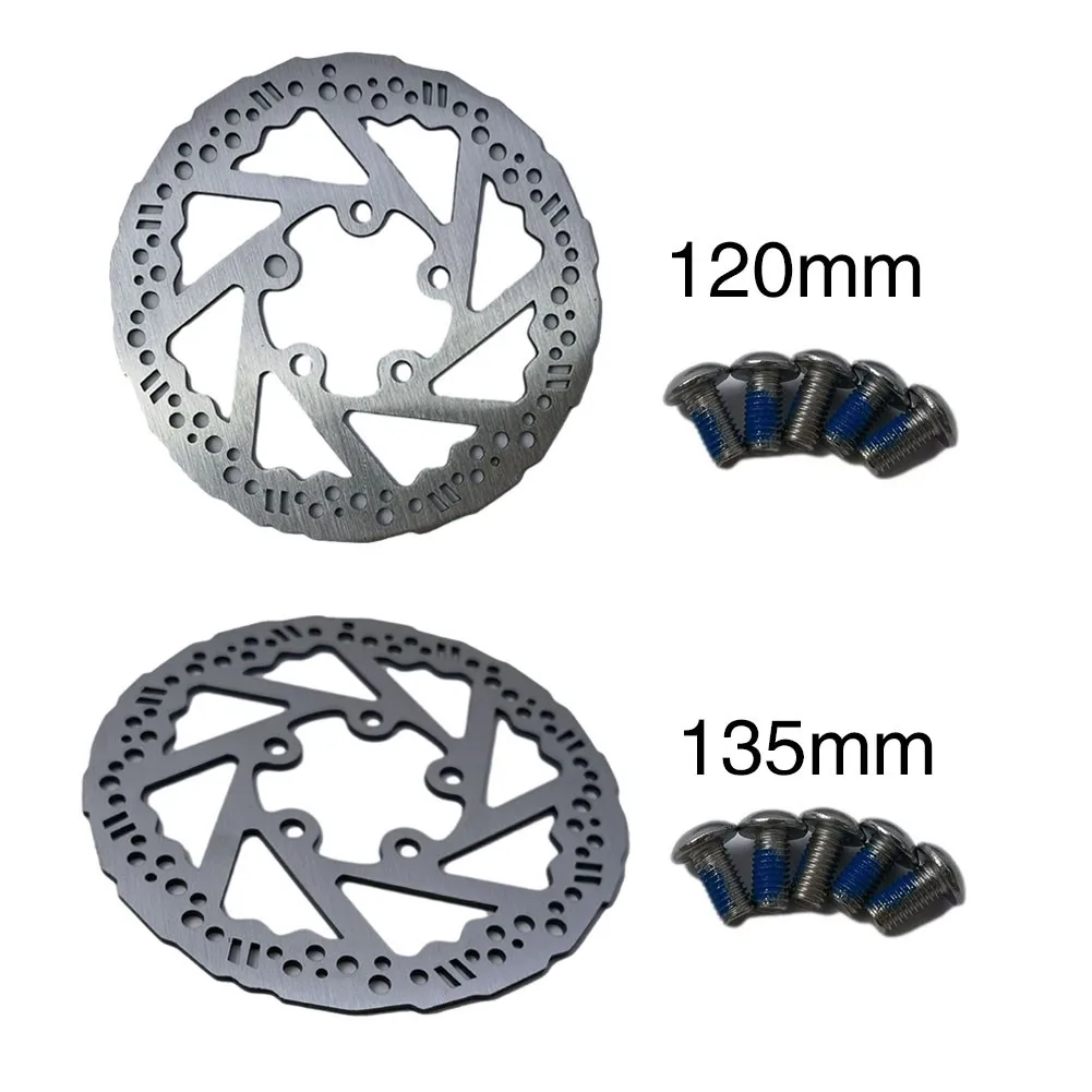 1pcs 120/135mm Hydraulic Disc Brake Rotor With 5pcs Screw For XiaoMi M365 Pro/ Pro2 Electric Scooter E-bike Accessories Parts
1pcs 120/135mm Hydraulic Disc Brake Rotor With 5pcs Screw For XiaoMi M365 Pro/ Pro2 Electric Scooter E-bike Accessories Parts