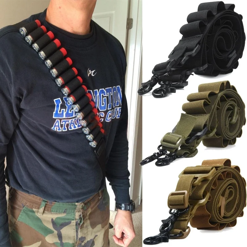 15-hole Shotgun Carrying Strap Multifunctional 2 Point Military Tactical Strap Cross Body Sling Hunting Accessories
15-hole Shotgun Carrying Strap Multifunctional 2 Point Military Tactical Strap Cross Body Sling Hunting Accessories