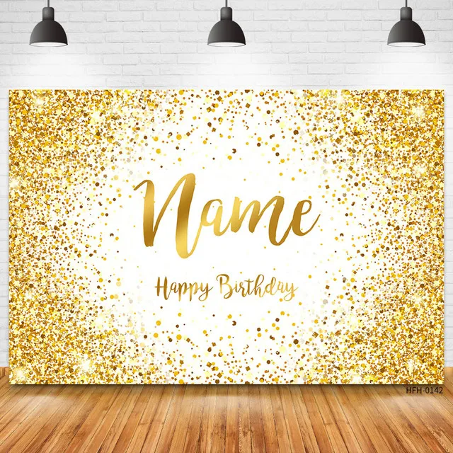 Nitree Custom Name Gold Glitter Birthday Party Banner Backgrounds Baby Shower Name Diy Photography Backdrop Photo Studio Prop
Nitree Custom Name Gold Glitter Birthday Party Banner Backgrounds Baby Shower Name Diy Photography Backdrop Photo Studio Prop