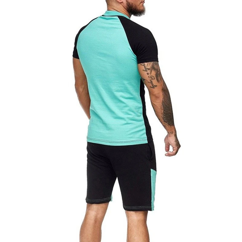 Men Fashion Clothing Summer Tracksuit Sports Wear Male Sets Shorts Set Men Irregular Stitching Sweat Suits Jogging Short Sleeve
Men Fashion Clothing Summer Tracksuit Sports Wear Male Sets Shorts Set Men Irregular Stitching Sweat Suits Jogging Short Sleeve