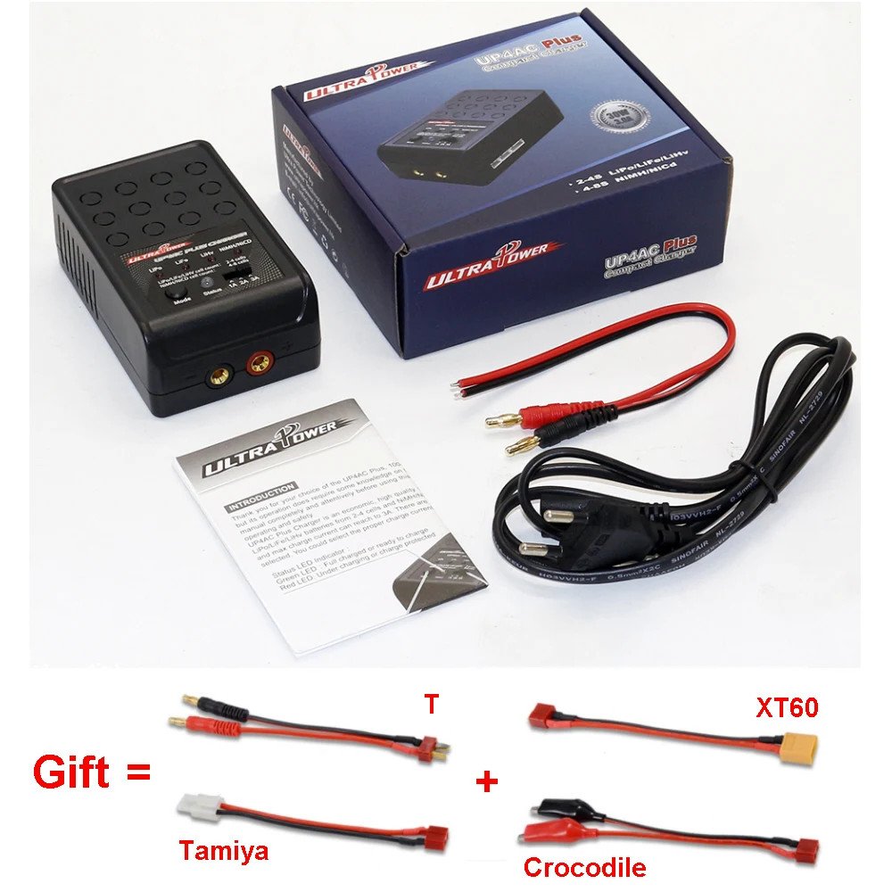 UltraPower UP4AC Plus 30 Вт AC 2-4S LiPo/LiFe/LiHV 4-8S NiCd/Nimh Зарядное устройство для радиоуправляемого вертолета дрона с европейской вилкой
UltraPower UP4AC Plus 30 Вт AC 2-4S LiPo/LiFe/LiHV 4-8S NiCd/Nimh Зарядное устройство для радиоуправляемого вертолета дрона с европейской вилкой