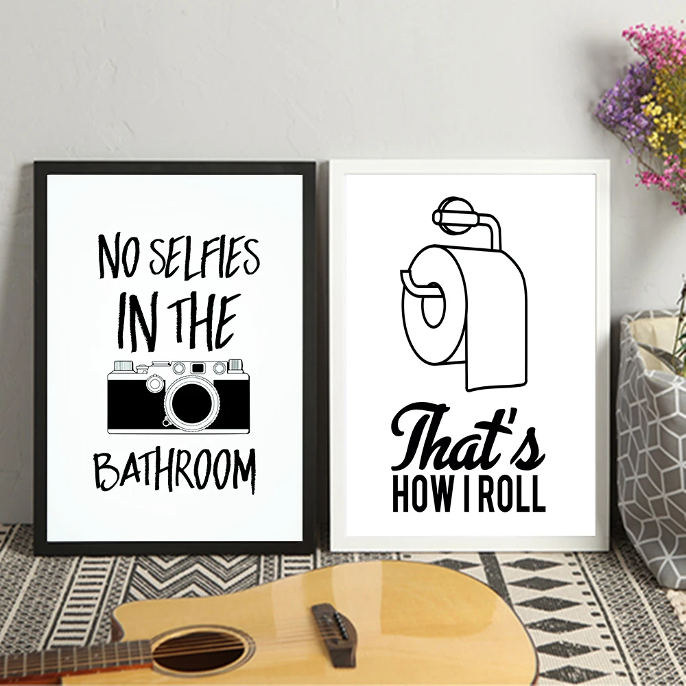 Set Of 4 Funny Bathroom Quotes & Rules Posters And Prints Canvas Painting Wall Art Picture Nordic Decoration Home Decor Affiche
Set Of 4 Funny Bathroom Quotes & Rules Posters And Prints Canvas Painting Wall Art Picture Nordic Decoration Home Decor Affiche