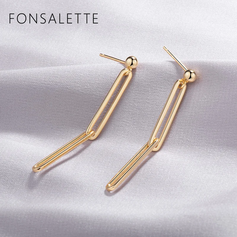 Minimalist Chain Dangle Earrings Sterling Silver Trendy Long Chain Drop Earrings for Women 2020 Dainty Gifts Fashion Jewelry
Minimalist Chain Dangle Earrings Sterling Silver Trendy Long Chain Drop Earrings for Women 2020 Dainty Gifts Fashion Jewelry