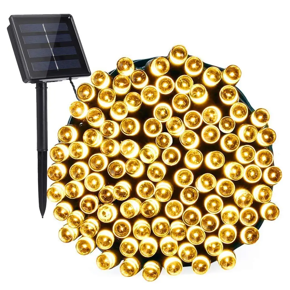 Christmas Halloween Festoon Led String Lights Solar Outdoor 8 Function Wedding Decoration Fairy Lamp Party Garden Street Garland
Christmas Halloween Festoon Led String Lights Solar Outdoor 8 Function Wedding Decoration Fairy Lamp Party Garden Street Garland
