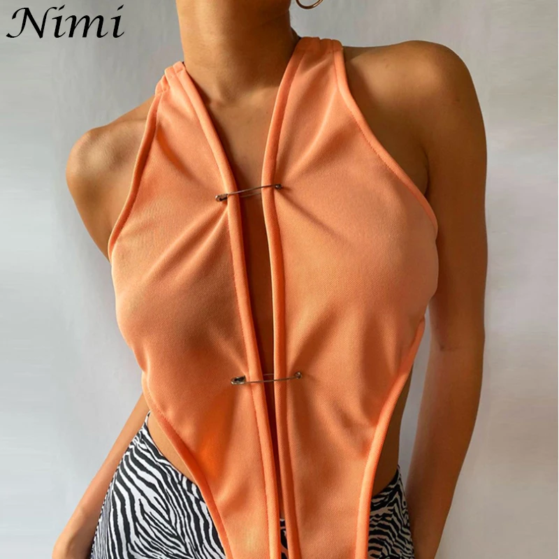Casual Orange Summer Y2k Women Sleeveless Pin Crop Tops Strapless Shoulder Fashion Streetwear Clubwear Tops 2021 Street Style
Casual Orange Summer Y2k Women Sleeveless Pin Crop Tops Strapless Shoulder Fashion Streetwear Clubwear Tops 2021 Street Style