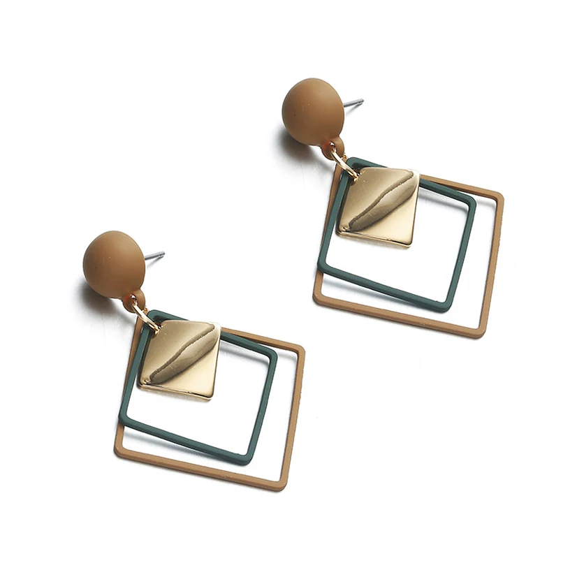 Korean Earrings for Women Geometric Dangle Earrings Vintage Boho Statement Arcylic Jewellery Earrings 2021 Trend New Girls Gift
Korean Earrings for Women Geometric Dangle Earrings Vintage Boho Statement Arcylic Jewellery Earrings 2021 Trend New Girls Gift