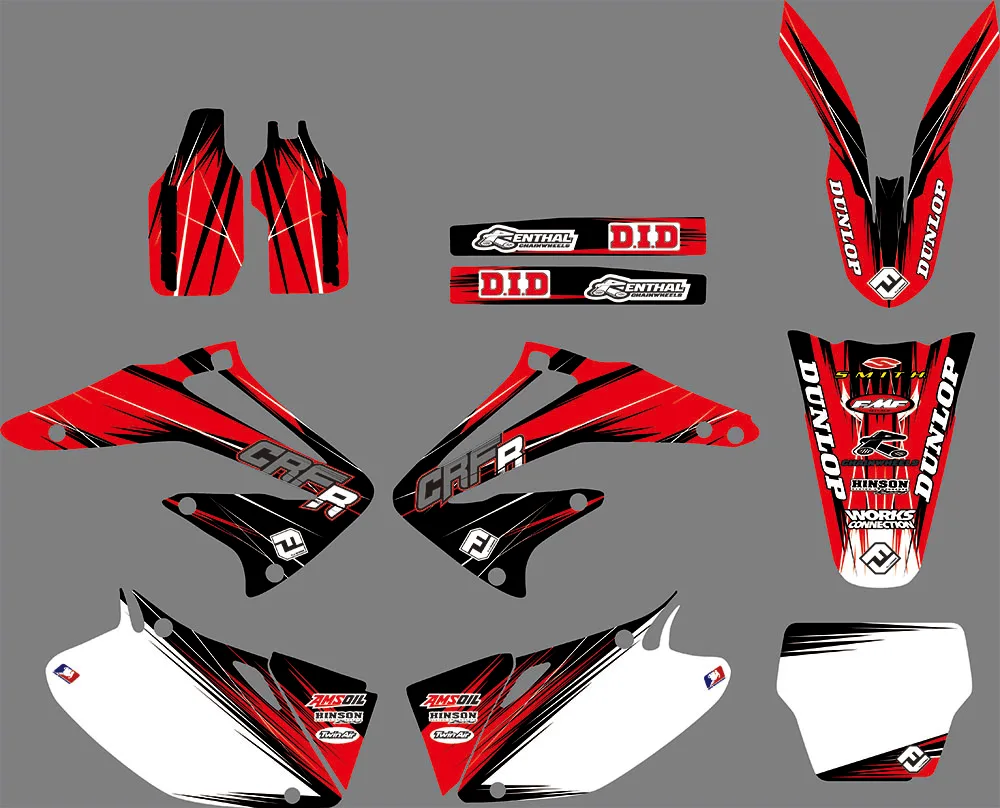 GRAPHICS Personalised Stickers Motorcycle Decos Kits for HONDA CRF450 450R 2002 2003 2004 0174
GRAPHICS Personalised Stickers Motorcycle Decos Kits for HONDA CRF450 450R 2002 2003 2004 0174