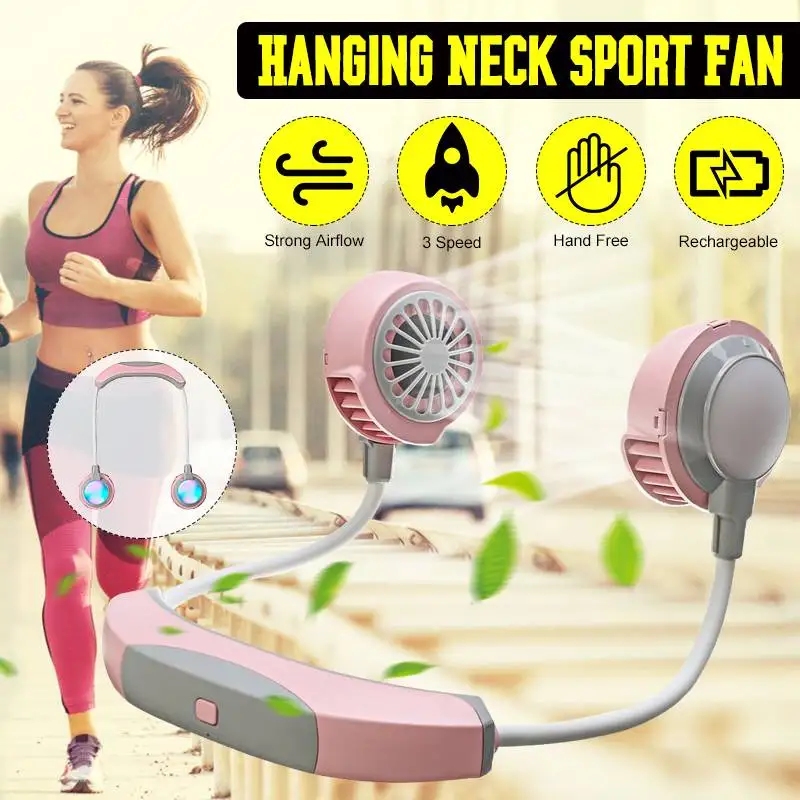 Mini Bladeless Fan Neck Fan Leafless lantern hanging neck fan USBRechargeable Fan Mute Sports Fans for Home Outdoor
Mini Bladeless Fan Neck Fan Leafless lantern hanging neck fan USBRechargeable Fan Mute Sports Fans for Home Outdoor