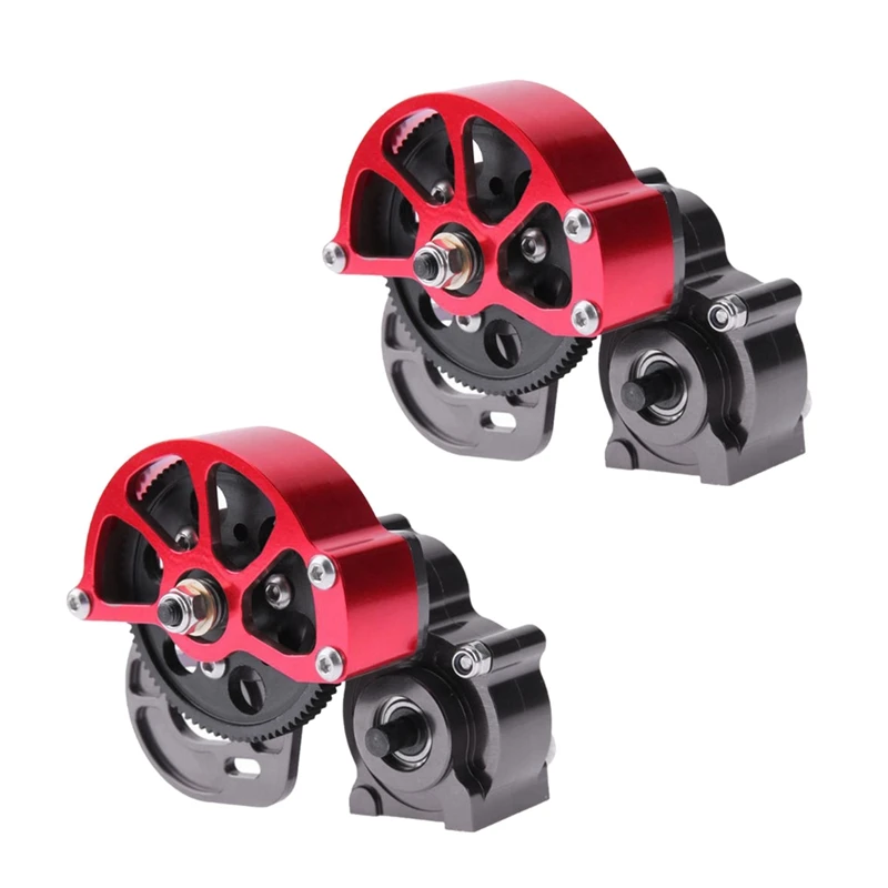 2X for RC AXIAL SCX10 Truck Alloy Gear Box,Full Metal Assembled Transmission Gearbox with Steel Gear Set
2X for RC AXIAL SCX10 Truck Alloy Gear Box,Full Metal Assembled Transmission Gearbox with Steel Gear Set
