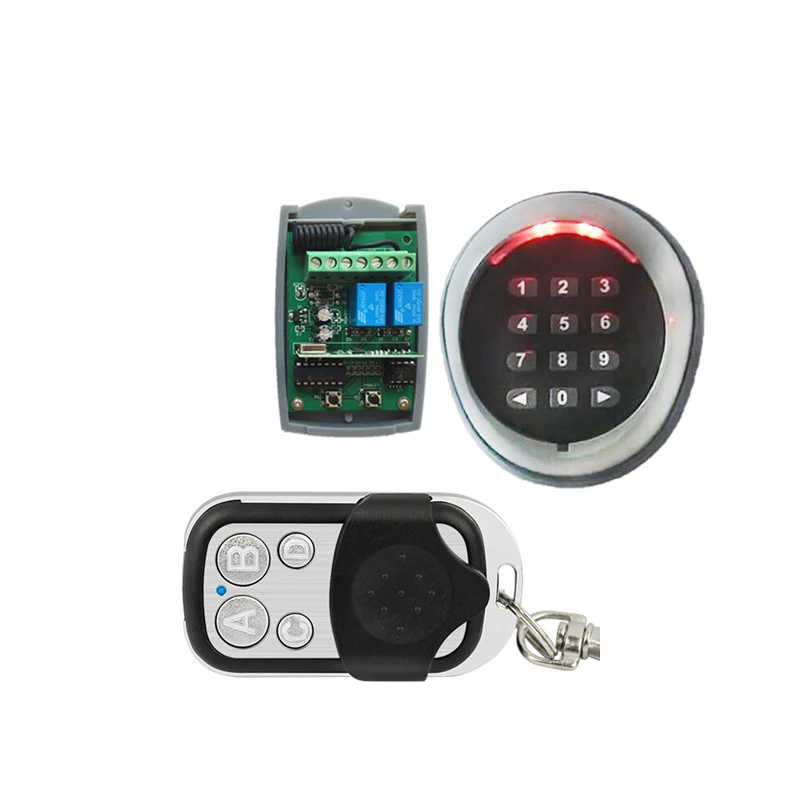 Transmitter 433 Receiver Door Lock Access Control Wireless Keypad Password Switch Kit for Gate Door MOTOR Sccess Remote Control
Transmitter 433 Receiver Door Lock Access Control Wireless Keypad Password Switch Kit for Gate Door MOTOR Sccess Remote Control