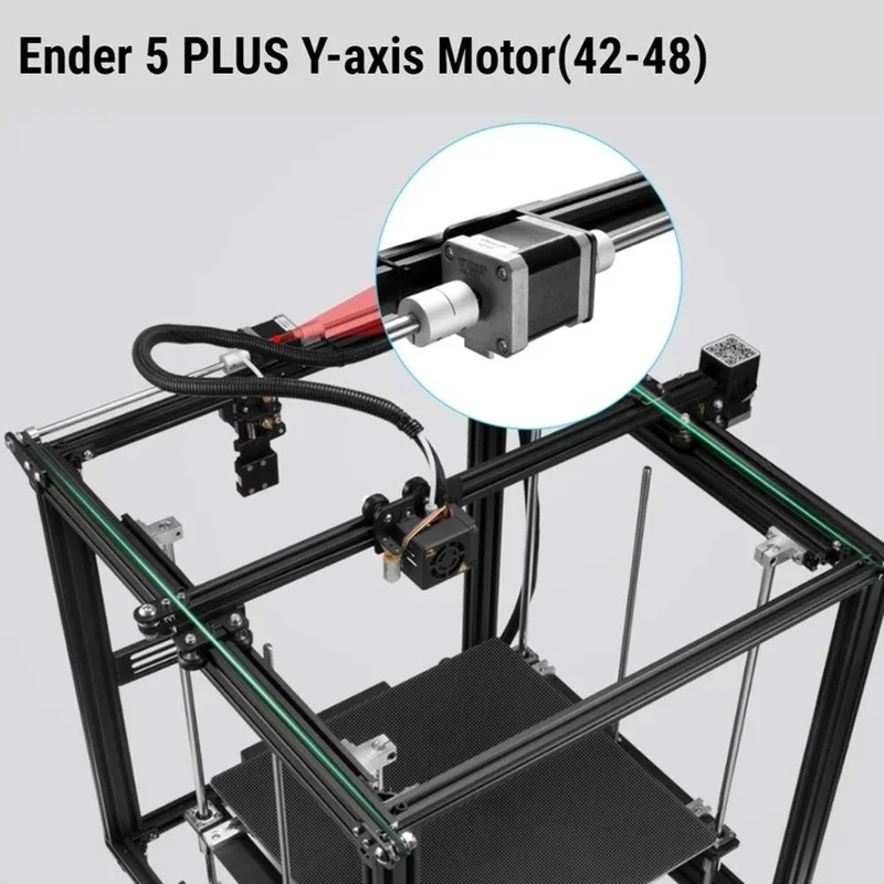 2 шт. Ender 5 PLUS двойной вал 42-48 Y-axis двигатели 48 мм Экструдер шаговый двигатель для Creality Ender-5 plus CNC лазерный 3D принтер
2 шт. Ender 5 PLUS двойной вал 42-48 Y-axis двигатели 48 мм Экструдер шаговый двигатель для Creality Ender-5 plus CNC лазерный 3D принтер