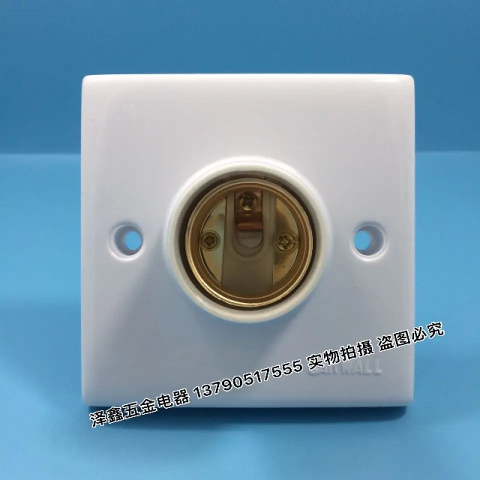 Jiahe винтовой держатель лампы 86 Тип винтовой квадратный держатель лампы GW609 держатель лампы для коридора лестницы E27
Jiahe винтовой держатель лампы 86 Тип винтовой квадратный держатель лампы GW609 держатель лампы для коридора лестницы E27