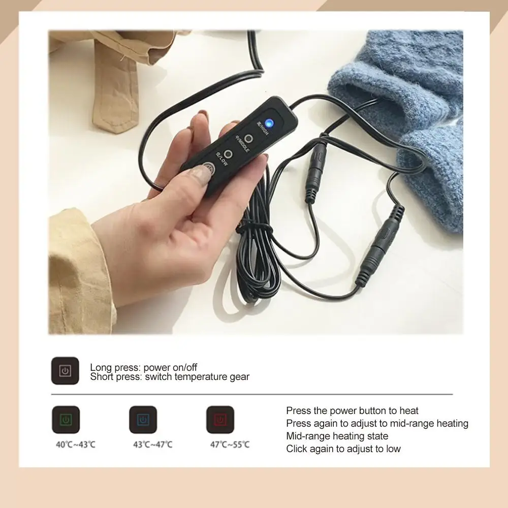 4 Color 5V USB Heated Gloves Knitted Heating Gloves Winter Gloves Battery Powered Heated Gloves Outdoor Sports
4 Color 5V USB Heated Gloves Knitted Heating Gloves Winter Gloves Battery Powered Heated Gloves Outdoor Sports