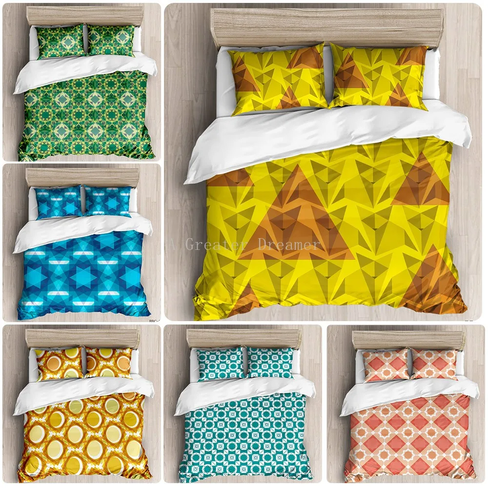 Colorful Geometry Splicing Pattern Bedding Set Duvet Cover Comforter BeDding Set Bedclothes Quilt Multiple Queen Size
Colorful Geometry Splicing Pattern Bedding Set Duvet Cover Comforter BeDding Set Bedclothes Quilt Multiple Queen Size
