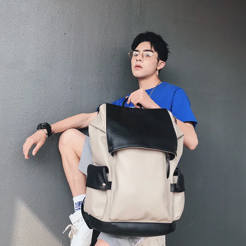 Men's Leather Backpack for Laptop Man Fashion Anti-theft Waterproof Travel Shoulder Bag Soft Leather White Designer Backpack
Men's Leather Backpack for Laptop Man Fashion Anti-theft Waterproof Travel Shoulder Bag Soft Leather White Designer Backpack