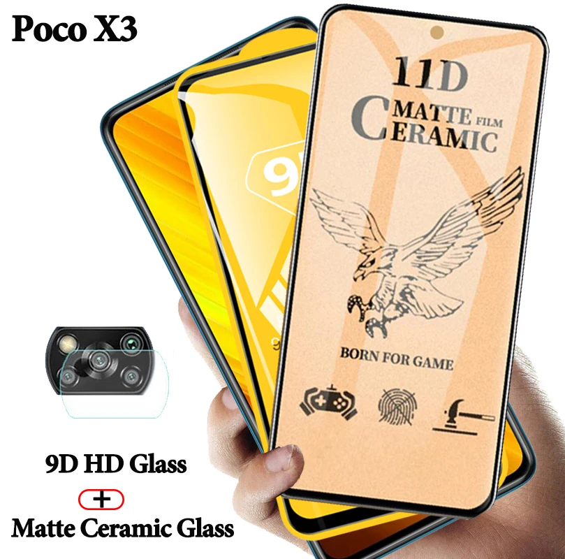 Game-Compatible Matte Ceramic Glass for Poco X3 Poka Poko X 3 Xiaomi Pocophon X3 NFC Frosted Screen Protecor Anti Fingerprint
Game-Compatible Matte Ceramic Glass for Poco X3 Poka Poko X 3 Xiaomi Pocophon X3 NFC Frosted Screen Protecor Anti Fingerprint
