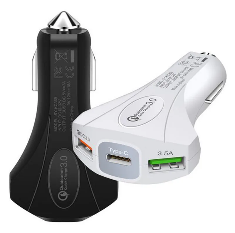 Quick Charger 3.0 type c Car Charger Adapter 7A QC3.0 Turbo Fast Charging 3 USB Car Mobile Phone Charger for iPhone Samsung
Quick Charger 3.0 type c Car Charger Adapter 7A QC3.0 Turbo Fast Charging 3 USB Car Mobile Phone Charger for iPhone Samsung