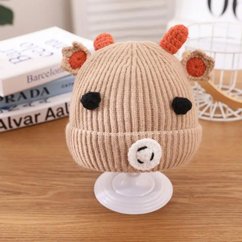 2021 Autumn and winter Acrylic Cartoon Thicken knitted hat warm hat Skullies cap beanie hat for Children boy and girl 11
2021 Autumn and winter Acrylic Cartoon Thicken knitted hat warm hat Skullies cap beanie hat for Children boy and girl 11