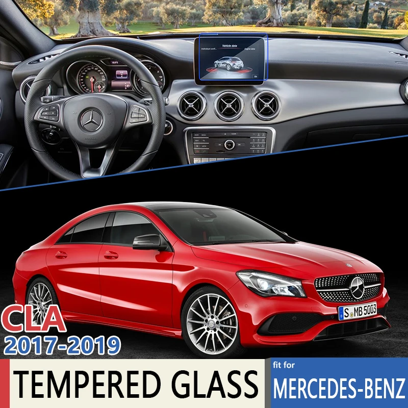 for Mercedes Benz CLA Class 2017~2019 C117 MK1 Car Navigation Auto GPS Film Full Screen Protector Tempered Glass Accessories
for Mercedes Benz CLA Class 2017~2019 C117 MK1 Car Navigation Auto GPS Film Full Screen Protector Tempered Glass Accessories